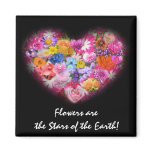 Floral Heart Design Magnet