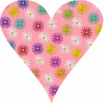 Floral Heart Wall Sculpture Photo Sculptures