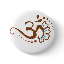 Floral Henna Om Pins