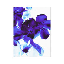 floral impression sur toile