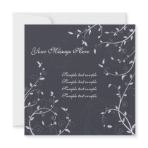 Floral Invitation Card