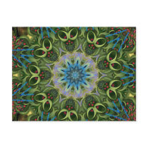 Floral Kaleidoscope 2010 Pocket Calendar Postcards
