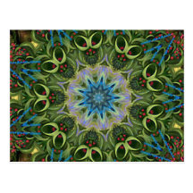 Floral Kaleidoscope 2010 Pocket Calendar Postcards