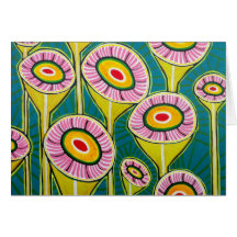 "Floral Kaleidoscope" Card