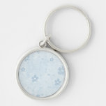 Floral Keychain - Blue
