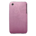 Floral Leaf Pink iPhone 3/3GS Case iPhone 3 Cover