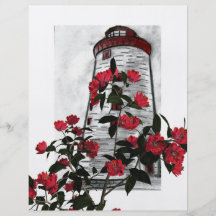 Floral Lighthouse Flyer