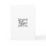 Floral M Notecard