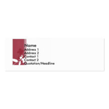 Floral moderne cartes de visite professionnelles