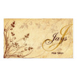 Floral Monogram Business Card