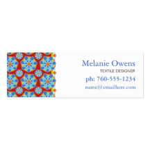 Floral Mosaic Business Cards