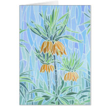 Floral Mosaic Design Cards