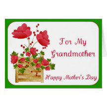 Floral Mother's Day Card for Grandmother