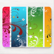 FLORAL MOUSE PAD