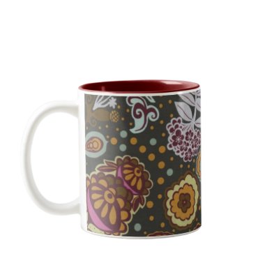 FLORAL MUG by 24hourshome