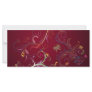 Floral Ornaments BookMark Rack Card Design