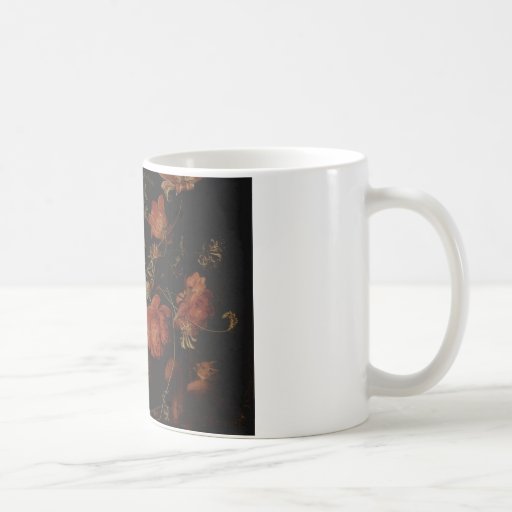 Floral painting by Abraham Mignon Coffee Mugs