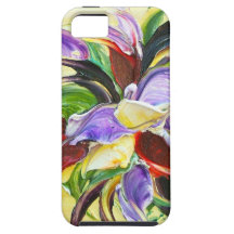 floral painting iPhone 5 covers
