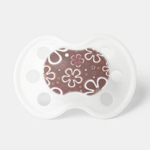 Floral Pattern Baby Pacifiers