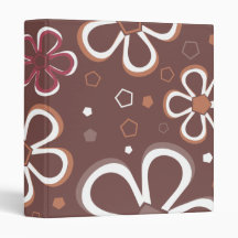 Floral Pattern Binder