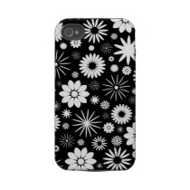Floral Pattern Design Case Mate iPhone 4 Iphone 4 Tough Cover