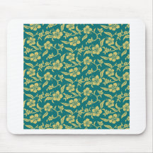 Floral Pattern Mouse Pads