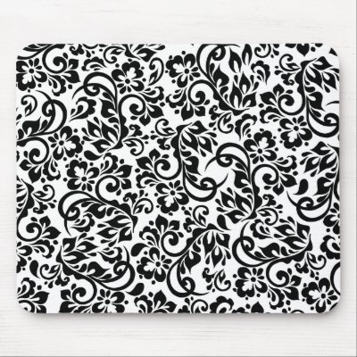 floral pattern mouse mat by VioDeSign