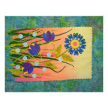 floral personalized invite