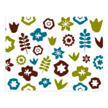 Floral Postcard