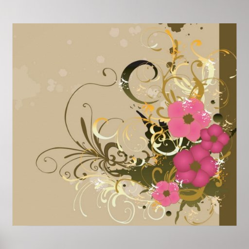 Floral Poster