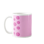 Floral print coffee mugs