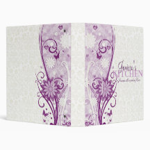 Floral Recipe Binder