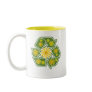 Floral Recycle Sign Mug