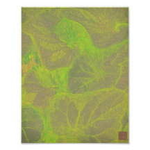 Floral Rhapsody in Green and Brown Art Photo