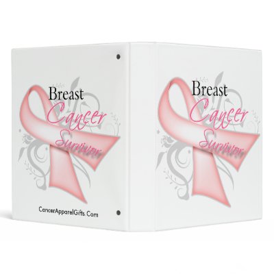 Floral Ribbon Breast Cancer Survivor 2 by cancerapparel