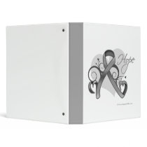 Floral Ribbon Hope - Brain Cancer