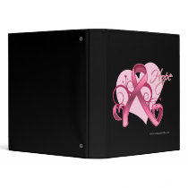 Floral Ribbon Hope - Breast Cancer