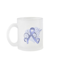 Floral Ribbon Hope - Esophageal Cancer Coffee Mug