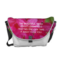Floral Rickshaw Messenger Bag