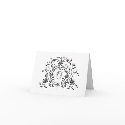 Floral Ring "O" Greeting Card by miller531