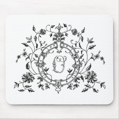Floral Ring O Mousepad by miller531