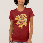 Floral russe vintage t-shirt