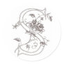 Floral S Sticker