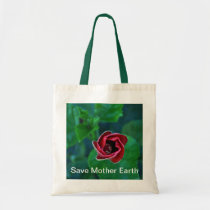 Floral "Save Mother Earth" Go Green bags