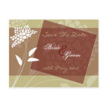 Floral Save The Date - Fawn Post Cards
