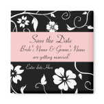 Floral Save the Date Magnet