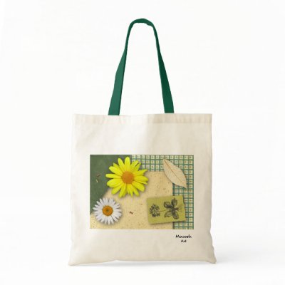 Floral Scrapbook Bag by Mousefx