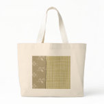 Floral Scrapbook Design Canvas Bag