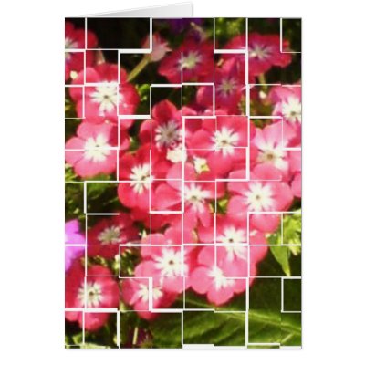 Floral Smiles Card by multi_name_prints