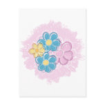 Floral Splash Postcards